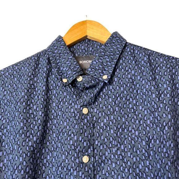 Bonobos Dress Shirt Mens Size Small Blue Penguin Button Down Cotton Long Sleeve - Picture 3 of 15